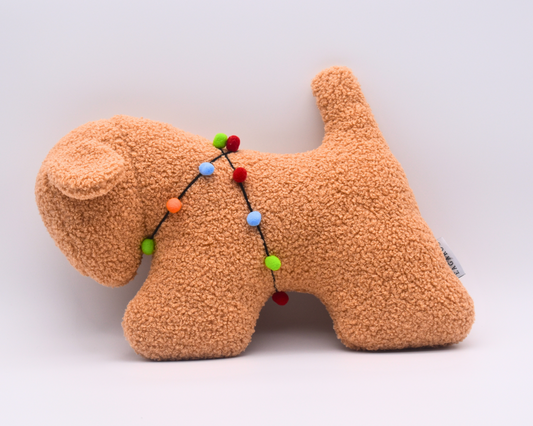 Cozy Teddy Dog with Lights