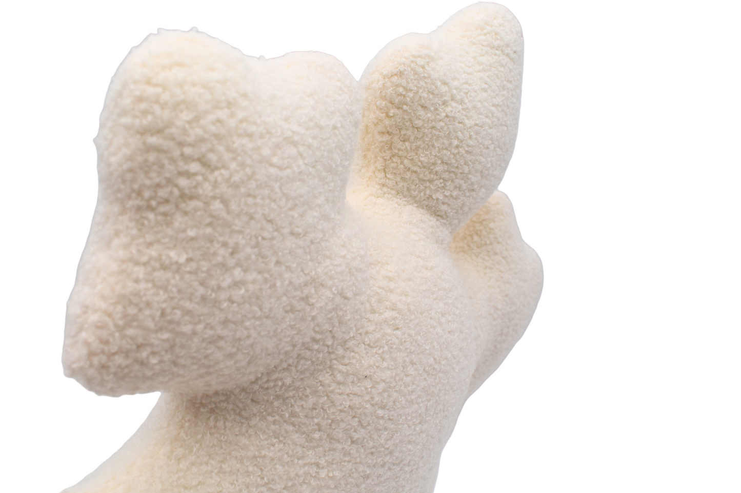 Cozy Teddy Snowflake Pillow