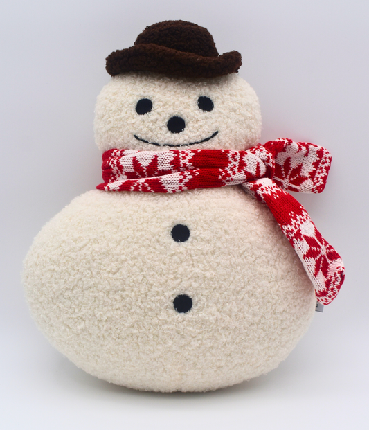 Cozy Snowman Pillow