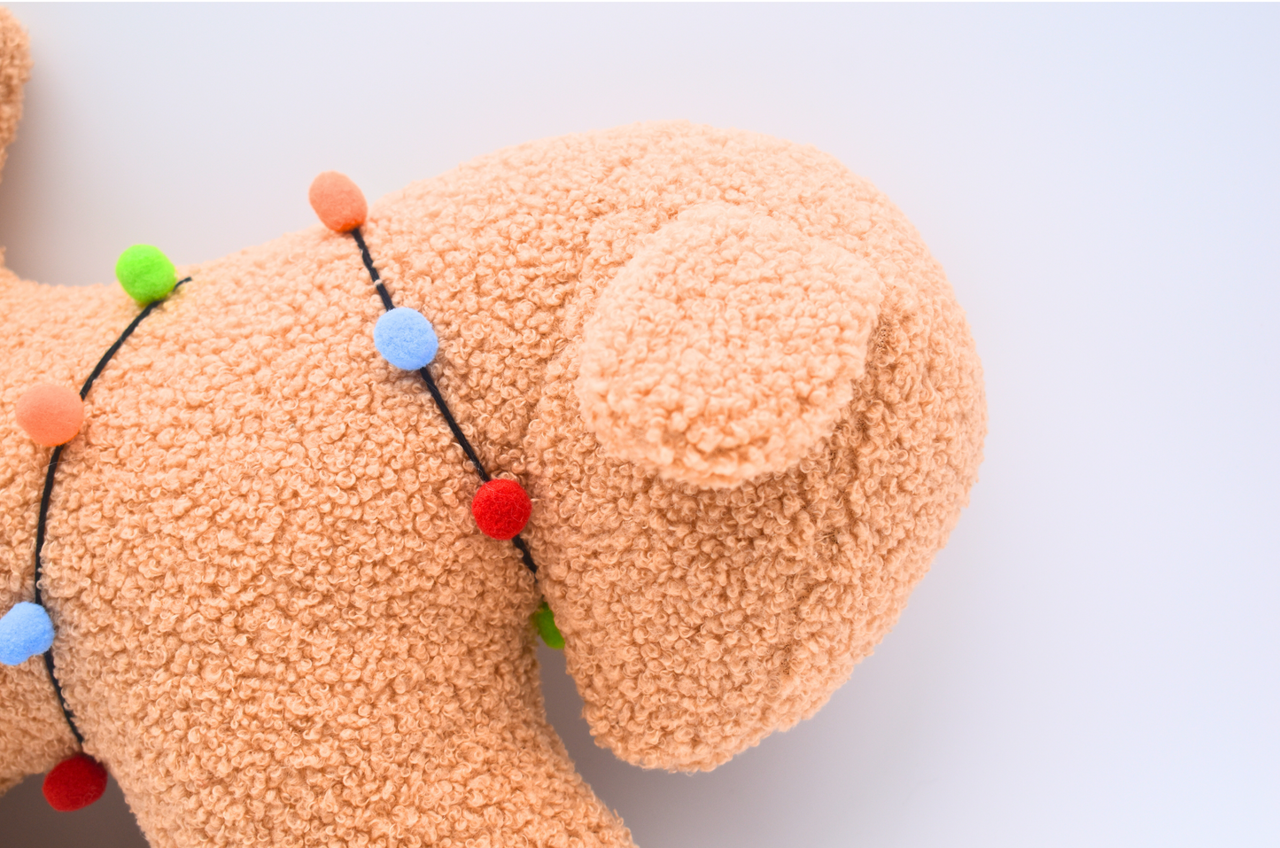Cozy Teddy Dog with Lights